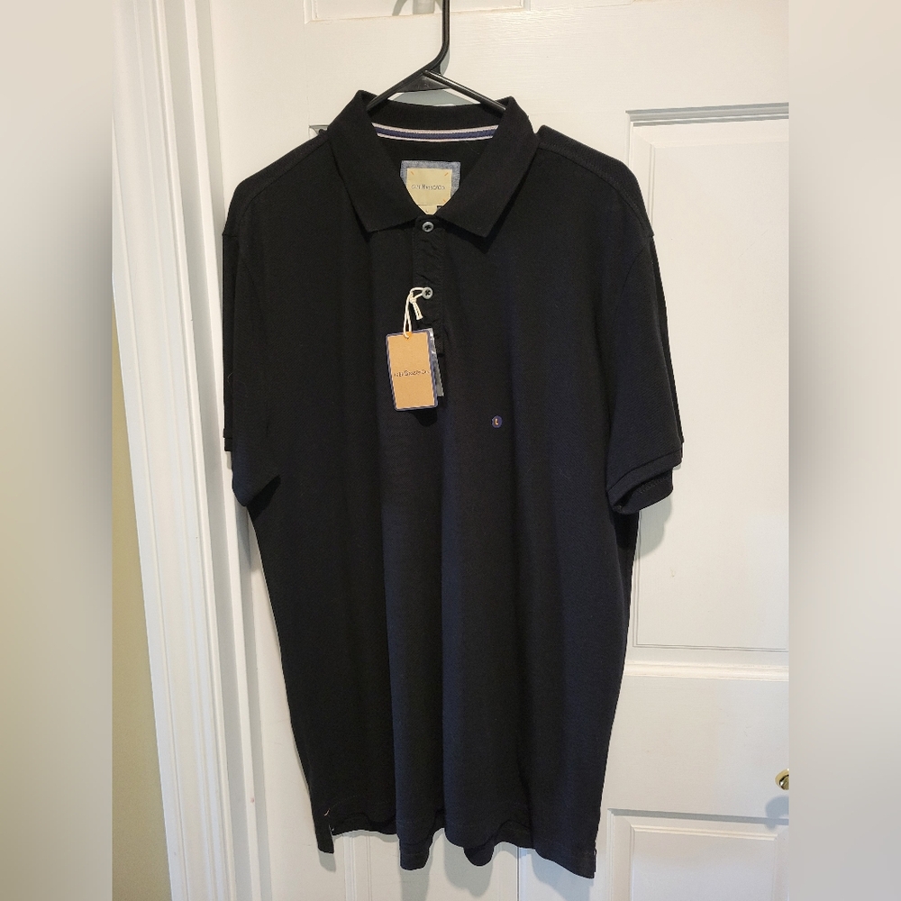 G.H. Bass & Co. Black Polo Shirt, NWT